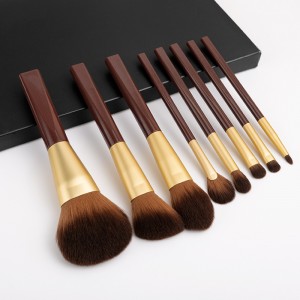 Customize Professional Cosmetic Brush Set 8Pcs Premium Soft Vegan Hair Travel Makeup Brushes