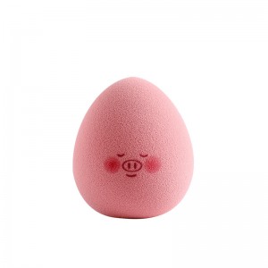 Wholesale Lovely Pig Pattern Makeup Sponge Private Label Latex Free Foundation Blending Sponges
