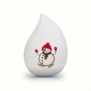 New Hot Christmas Tree Makeup Sponge Non-Latex Shaped Ball Gift Snowman Cosmetics Puff Christmas Hat Beauty Egg