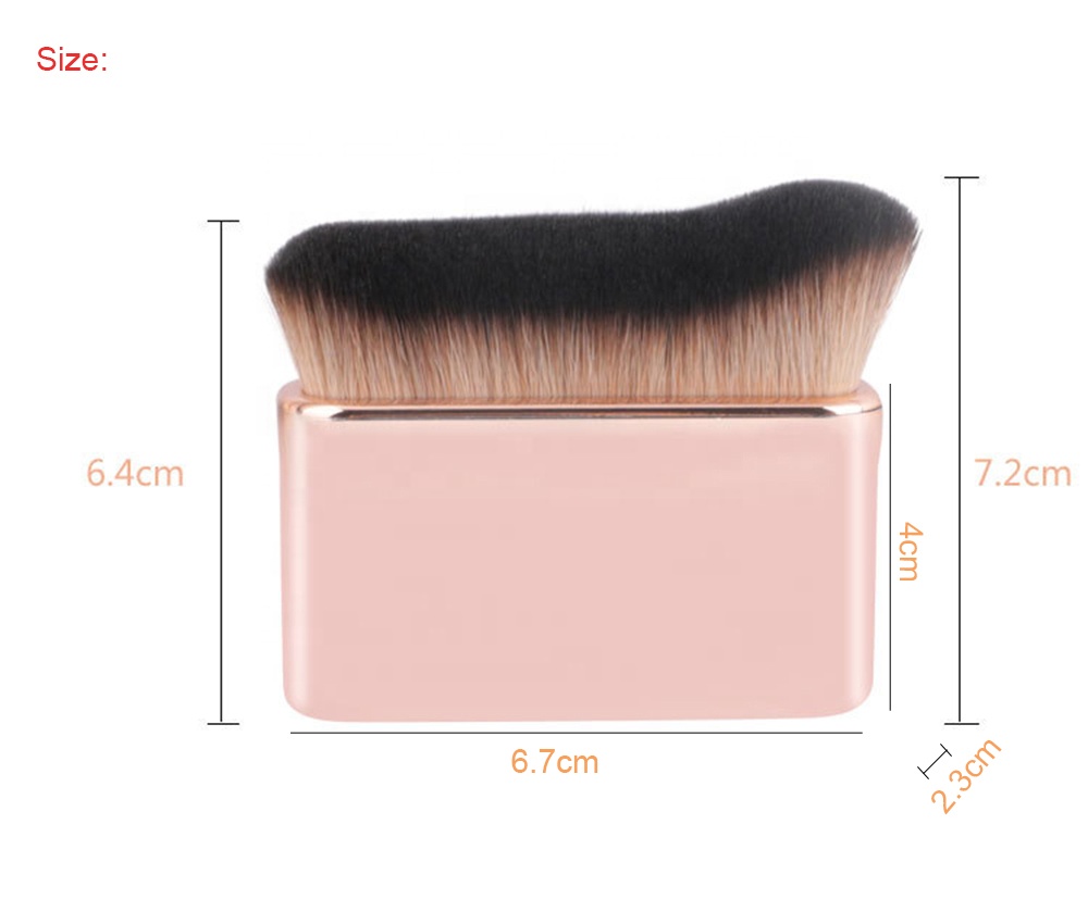 curved foundation brush