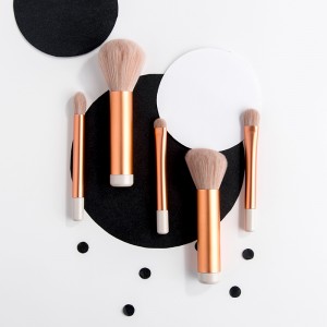 Private label cruelty free high quality kabuki makeup brush set