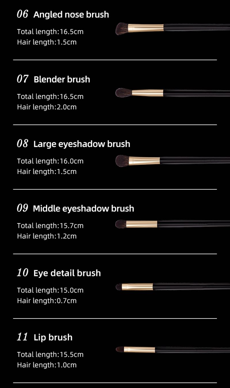 custom logo makeup brush