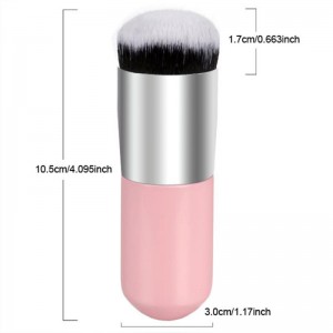 Custom logo Professional Single Makeup Beauty Round Foundation Brush