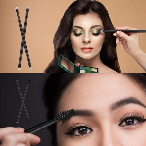 OEM double sided face eye brushes set