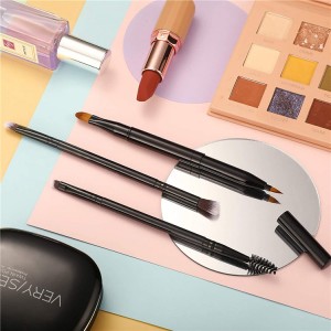 OEM double sided face eye brushes set