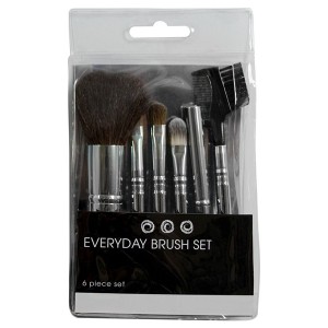 Custom logo 6pcs kabuki small travel makeup brush set