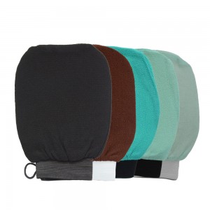 Portable Exfoliating Mitt for Shower and Peelings Body Exfoliating Scrub Moroccan Glove for Hammam Bath