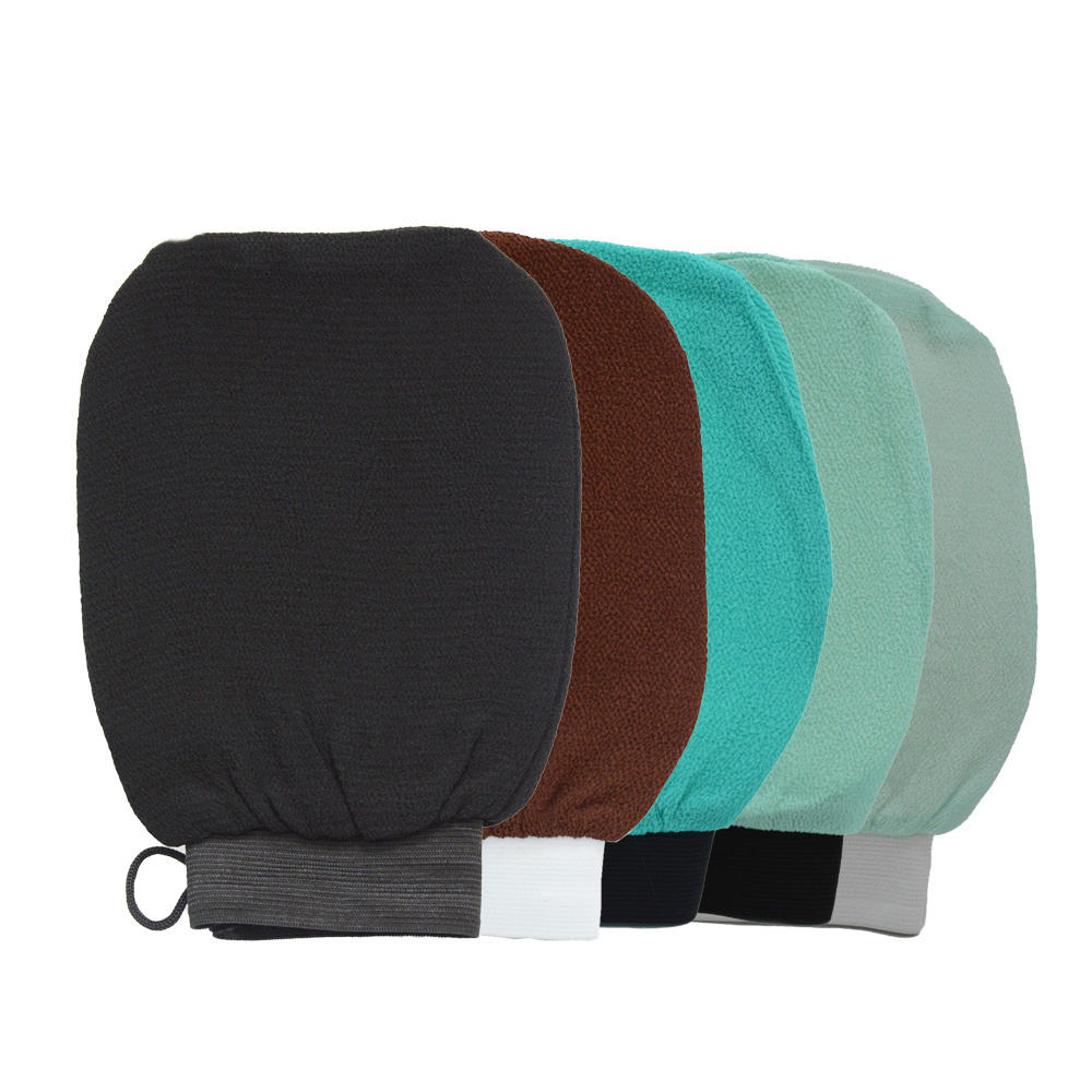 Portable Exfoliating Mitt for Shower and Peelings Body Exfoliating Scrub Moroccan Glove for Hammam Bath Featured Image