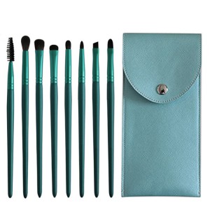 Cruelty free hair 8pcs Makeup eye brush set eyeshadow eyebrow mascara brush
