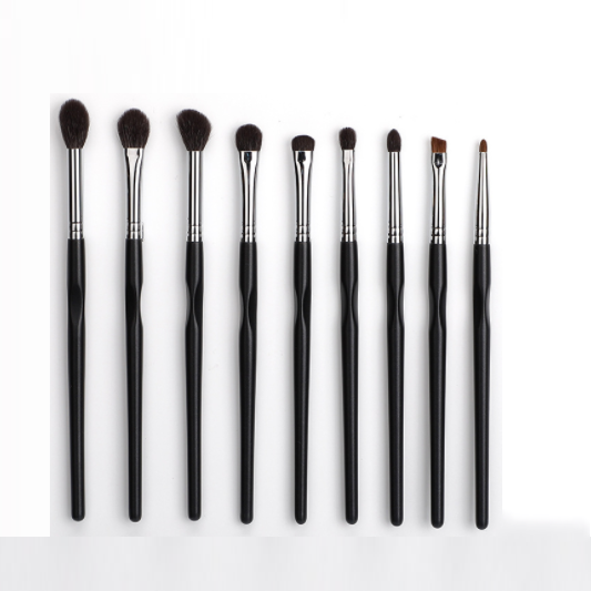 SHENZHEN YRSOOPRISA Professional Premium XGF Goate Hair 9Pcs Eyeshadow Brush Set