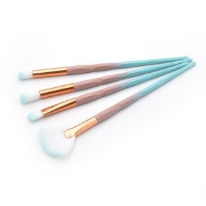 Customized Eye makeup brushes set 4pcs eye shadow micro glow brush