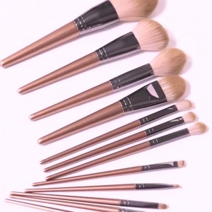 YRSOOPRISA Wholesale Cosmetic Brush Set Vintage Copper Professional Private Label Makeup Tools