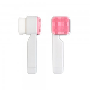 High Quality Facial Brush Double-Sided Silicone Face Massage Cleansing Brush Bristle Beauty Tools