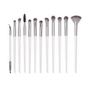 Customize Professional Eye Makeup Brush Set 12Pcs Beauty Tools for Eyeshadow Blending Eyebrow Eyeliner