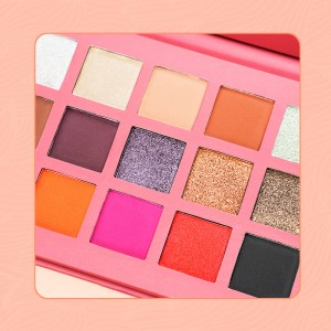 Hot sale 15 Colors Glitter Pearlescent Eyeshadow Palette Makeup Waterproof Long-lasting Eye Shadows