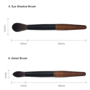 Private Label 12pcs Elegant Beauty Premium Nylon Hair Professional Make Up Brush Makeup Set