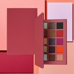 Hot sale 15 Colors Glitter Pearlescent Eyeshadow Palette Makeup Waterproof Long-lasting Eye Shadows