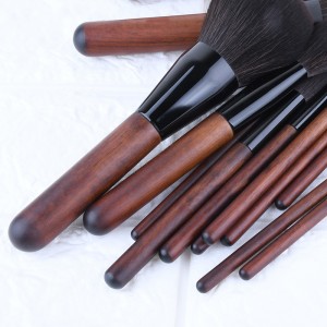 Private Label New 2021 Full Set Luxury Black Cosmetics Makeup Brushes Set