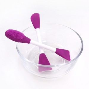 New Silicone Facial Cleansing Brush Cleansing Instrument Mud Mask Brush Facial Mask Scraper Beauty Tool