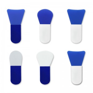 2022 New Klein Blue Face Makeup Brush Mini Portable Beauty Tool Soft Silicone Facial Mask Brush