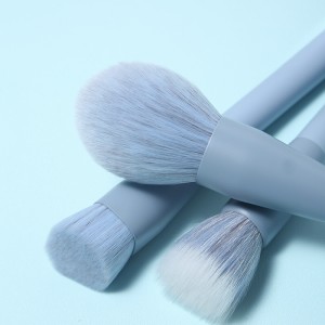 Custom Luxury 13PCS Blue Makeup Brush Set Premium Synthetic Foundation Powder Concealers Eye Shadows Beauty Tools