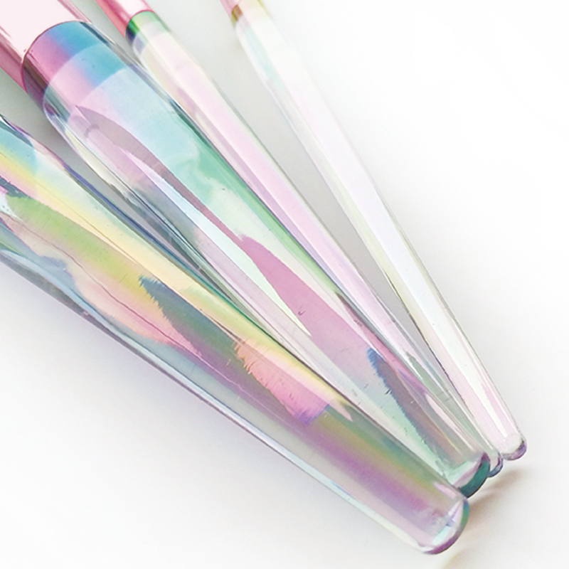 gradient acrylic makeup brush