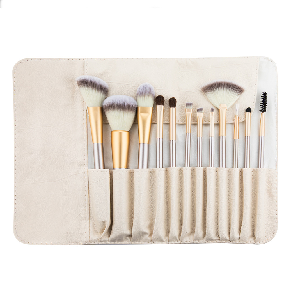 grey makeup brush handle