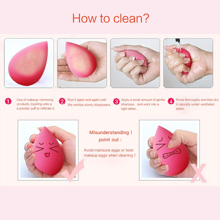 how to clean makeup sponge