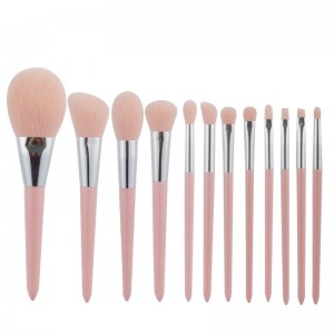 YRSOOPRISA Custom Professional Makeup Brush Set Cruelty-free Powder Blush Eye Lipstick Cosmetic Tools 12Pcs