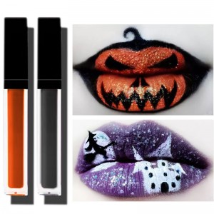 Lip Gloss Makeup Matte Long Lasting Cosmetics Non-Stick Liquid Lipstick for Halloween Christmas