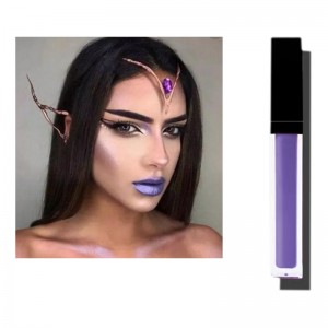 Lip Gloss Makeup Matte Long Lasting Cosmetics Non-Stick Liquid Lipstick for Halloween Christmas