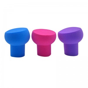 Custom Creative Mushroom Bullet Shape Makeup Sponge Latex Free Face Sponge Beauty Puff Sponge