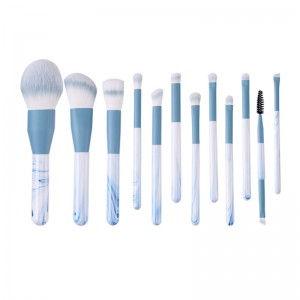 Professional Makeup Brush Manufacturer Customize Logo Vegan Hair Makeup Brush Set with Cosmetic Bag