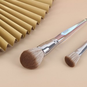 OEM ODM Makeup Brushes 12Pcs Premium Vegan Hair Powder Foundation Blush Eye Cosmetic Brush Set