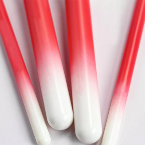 YRSOOPRISA Customize Premium Portable Makeup Brush Kit 6Pcs Pro Vegan Hair Powder Angled Eyeshadow Cosmetic Brush Set