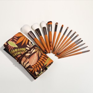 Professional Customize 15pcs Makeup Brush Sets Beauty tools for Liquid Foundation Cream Powder