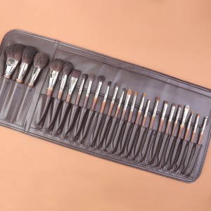 Pro Make Up Brush Set Natural Maquillaje Makeup Brushes Custom Logo Concealer Foundation Brush Set 24 piece