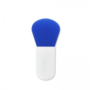 2022 New Klein Blue Face Makeup Brush Mini Portable Beauty Tool Soft Silicone Facial Mask Brush
