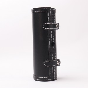 Black makeup brush organizer cosmetic bag makeup brush tube holder