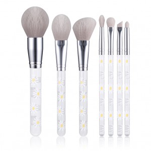 YRSOOPRISA Custom Professional Lucency Daisy Make up Brushes Premium Synthetic Kabuki Powder Blush Eye Makeup Tools