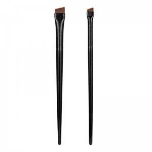 Private Label Single Makeup Brush Eyebrow Brush Soft Synthetic Hair Fine Angled Eyeliner Brush