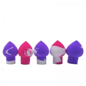 Custom Creative Mushroom Bullet Shape Makeup Sponge Latex Free Face Sponge Beauty Puff Sponge