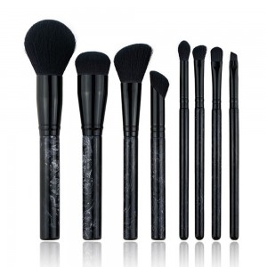 OEM ODM Professional Black Makeup Brush Set Soft Synthetic Hair Facial Eye Lip Brochas De Maquillaje