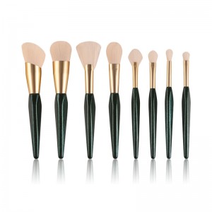 OEM 8pcs Professional Brush Set Synthetic Hair Kabuki Powder Eye Shadow Makeup Brushes