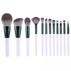 Brocha De Maquillaje Customize Premium 12Pcs Cosmetics Brush Set for Face Eye Lip Makeup