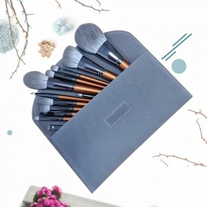 High quality 12pcs makeup brush set with synthetic hair