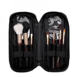 7PCS Portable Travel Makeup Brush Set Customize Powder Brush with bag