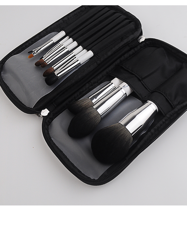 makeup brush with bag