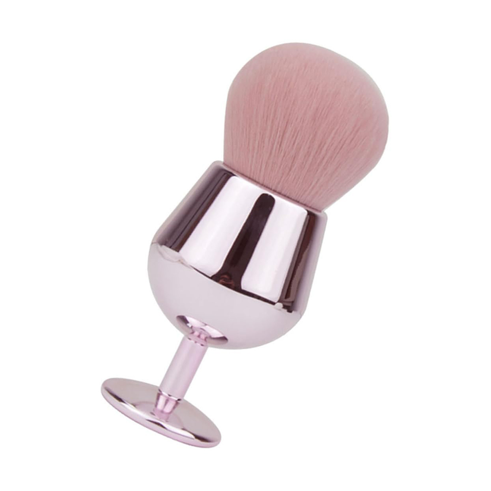 New Creative Facial Single Kabuki Makeup Brush Customize Synthetic Hair Loose Powder Blush Brush Tool Featured Image
