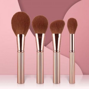 Private laebl Cruelty free 4pcs Face makeup brushes set